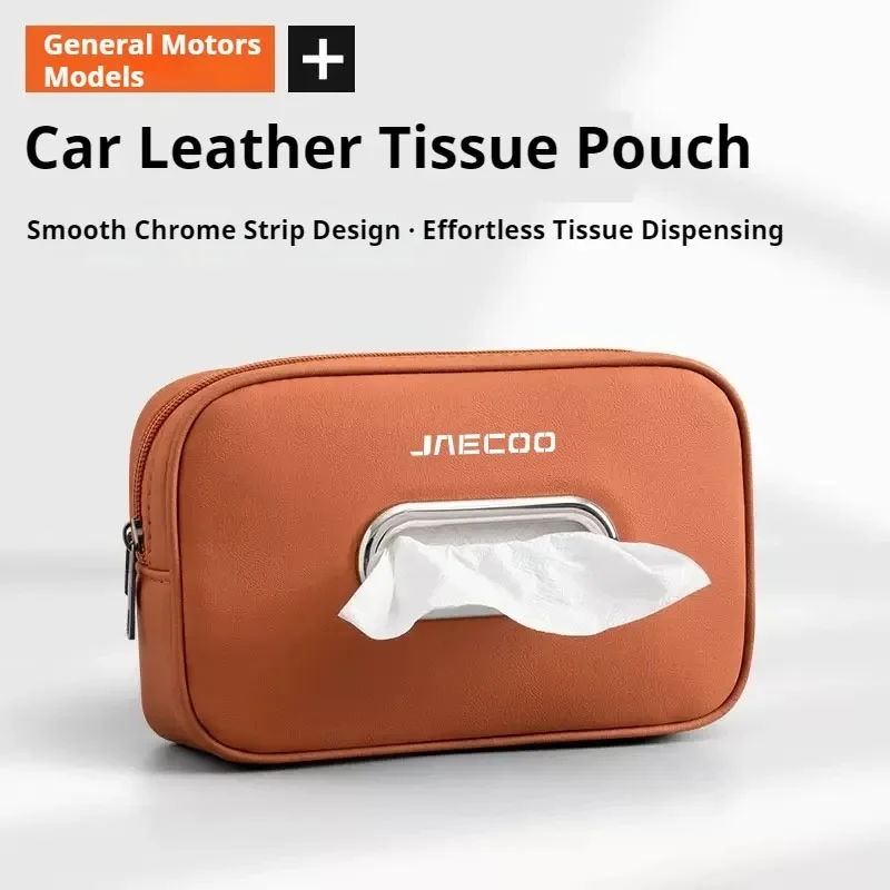 Car Rear Seat Microfiber Leather Napkin Holder Tissue Box For Chery Jaecoo J7 J8 Omoda 5 Tiggo 8 Tiggo 4 Pro Auto Interior Organ
