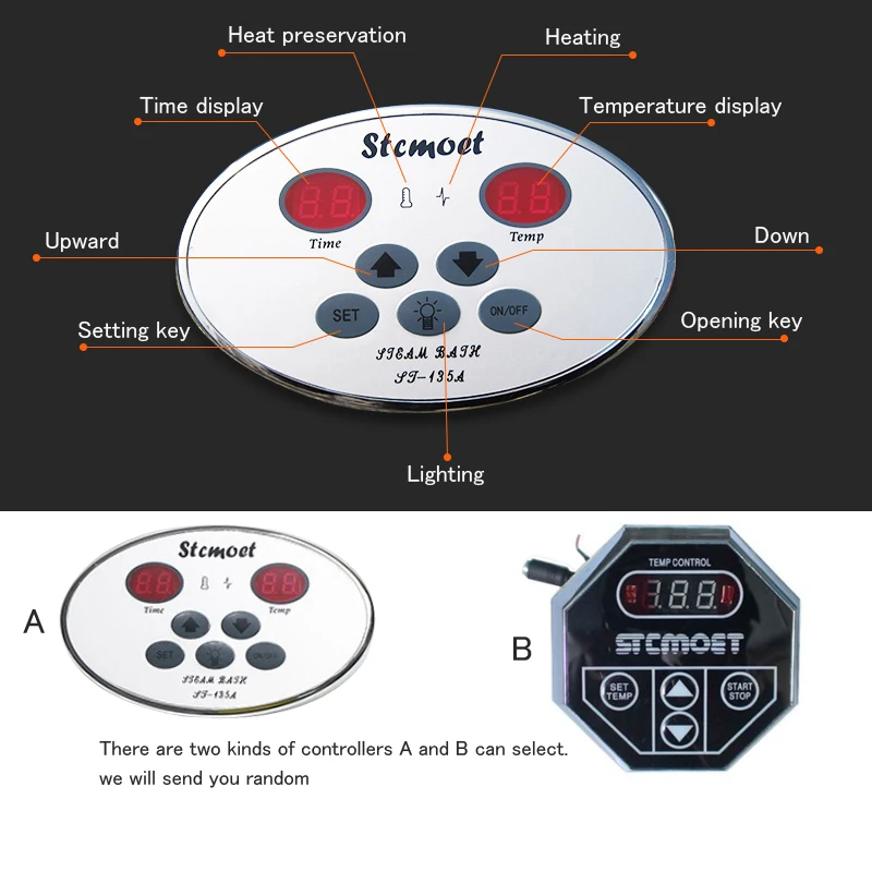 6KW Steam Generator For Shower 220V-240V Home Steam Machine Sauna Bath SPA Steam Shower with Digital Controller