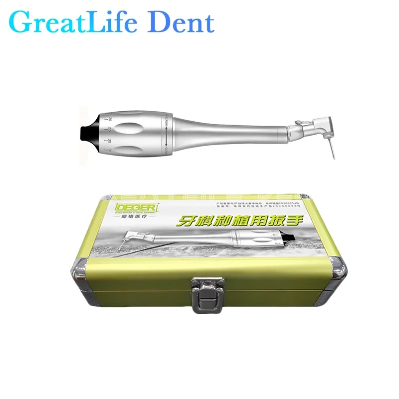 

GreatLife Dent Dental Equipment Handpiece Surgical Abutment Tool Driver 12 Screws Dental Implant Torque Wrench