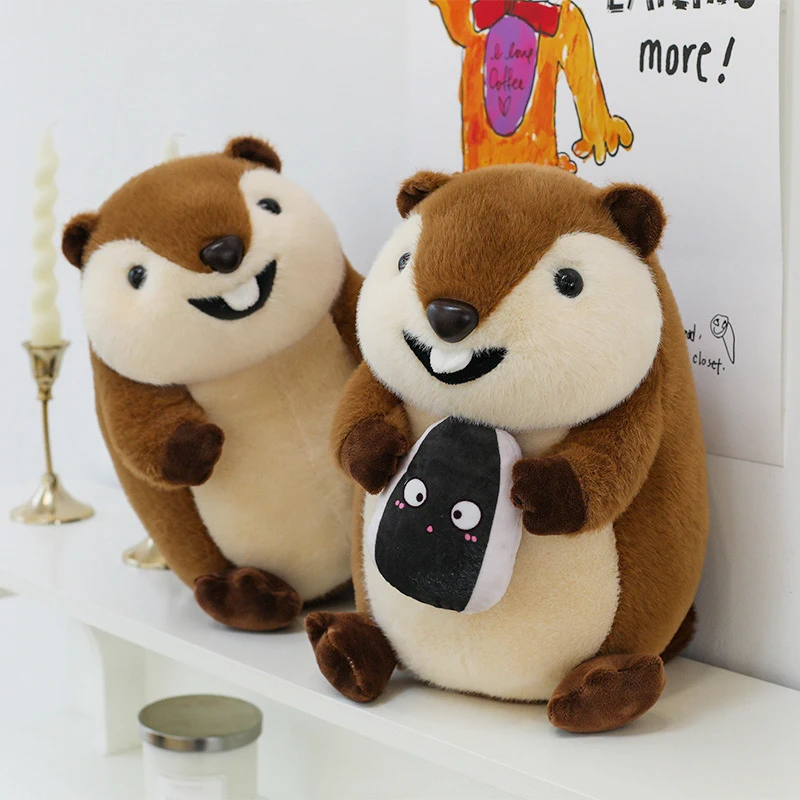 30/40cm Animal relleno regordete marmota juguete de peluche lindo abrazable Marmota Bobac peluches almohada cojín regalo Adorable para niña niño