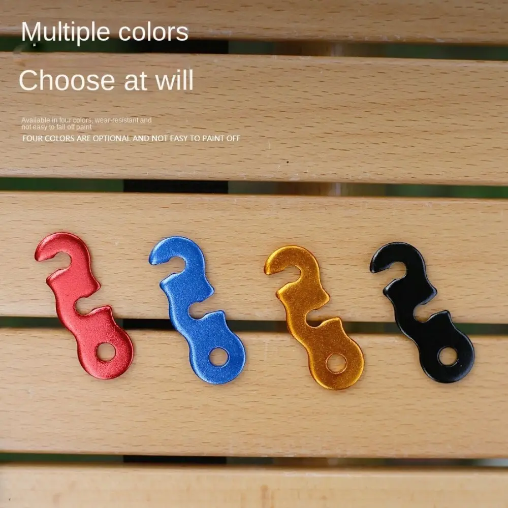 

10 шт. Регулируемая пряжка для кемпинга, Стиль S, крепкая Пряжка для палатки, искусственный алюминиевый сплав, без деформации, шнур, веревочная пряжка
