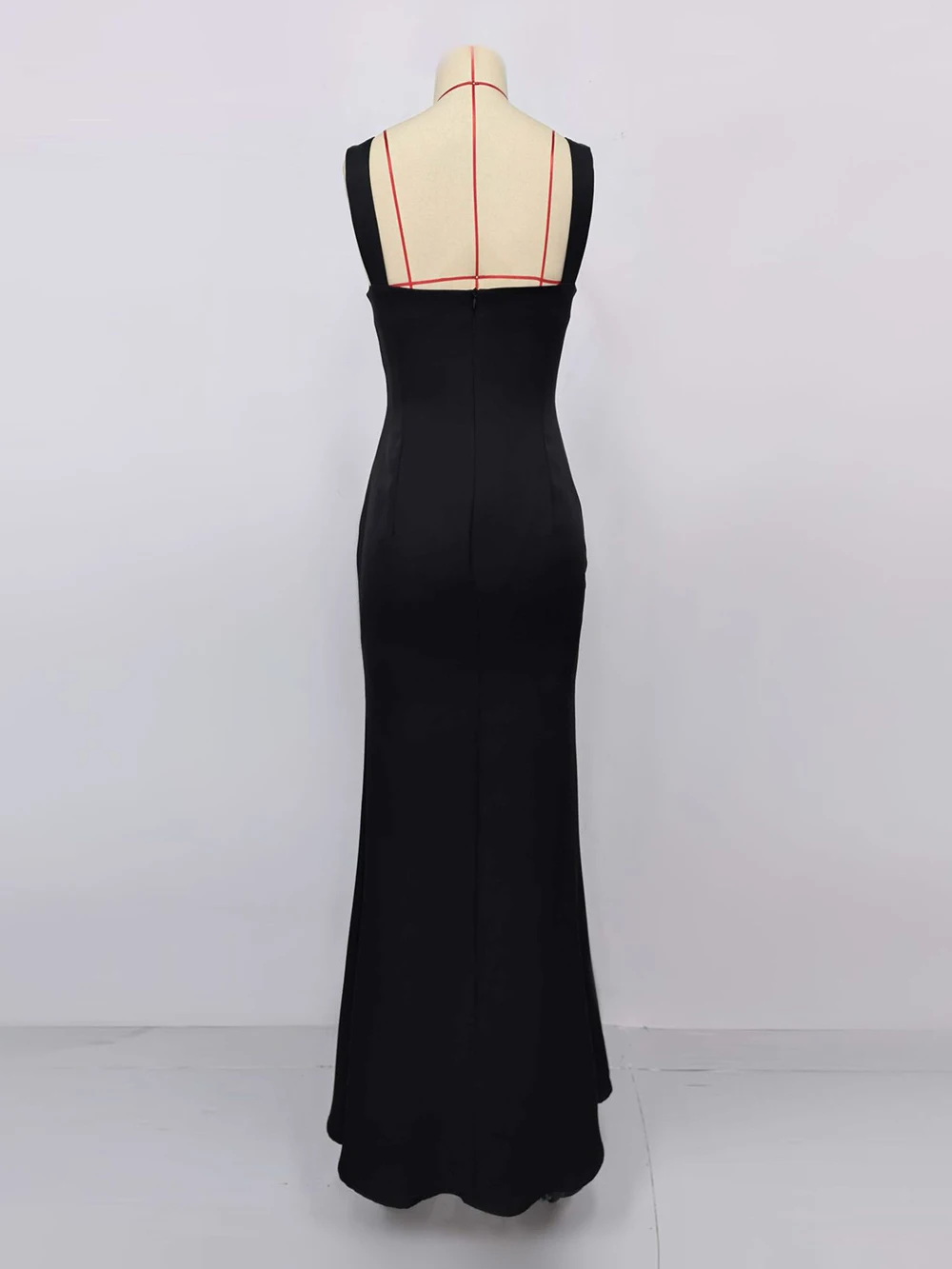 モフヒ重工業 ダイヤモンドビーズ マキシドレス レディース エレガント バックレス ノースリーブ ボディコン クラブ パーティー ロングドレス レディース ローブ