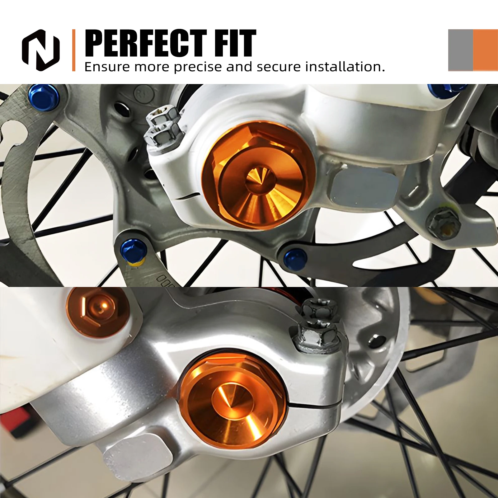 NICECNC для KTM EXC 300 EXC 250 EXCF 350 EXC 450F XCW XCFW 2003-2015 SX 125 SXF 450 2003-2014 Винт стопорной гайки оси переднего колеса