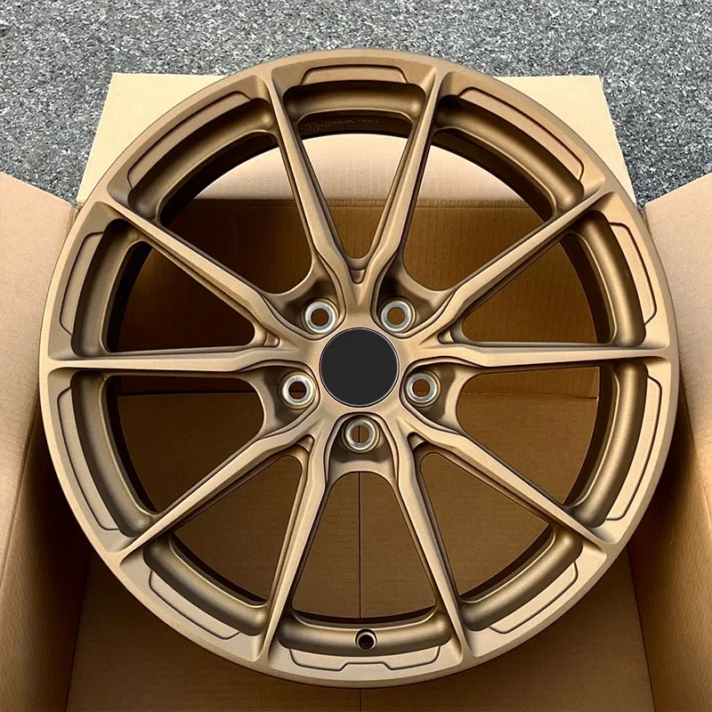 Cor bronze fosco / rodas forjadas personalizadas 18/19/20/21 polegadas /