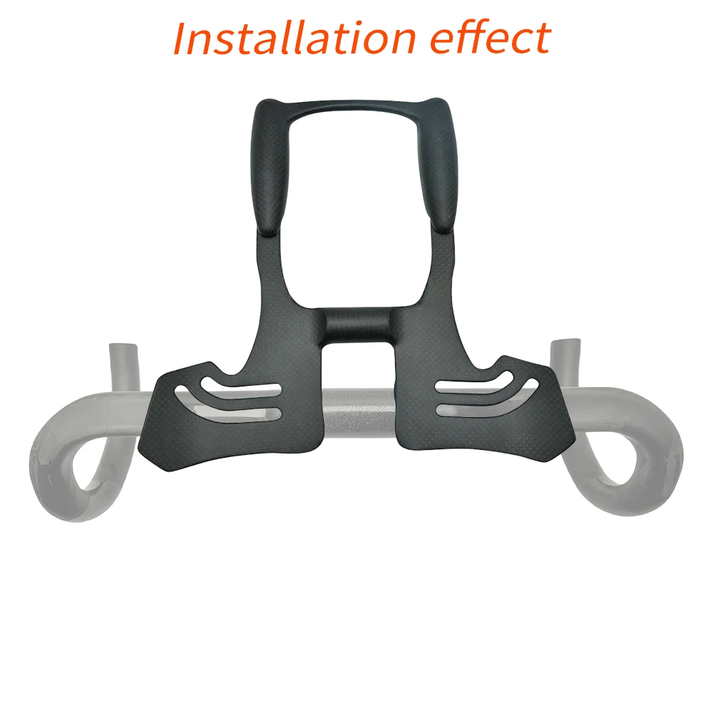 3K Glossy Carbon TT Aero Bars 31.8mm Adjustable Arm Rest Clip‑On Aerobar Triathlon Road Bike Replacement Part