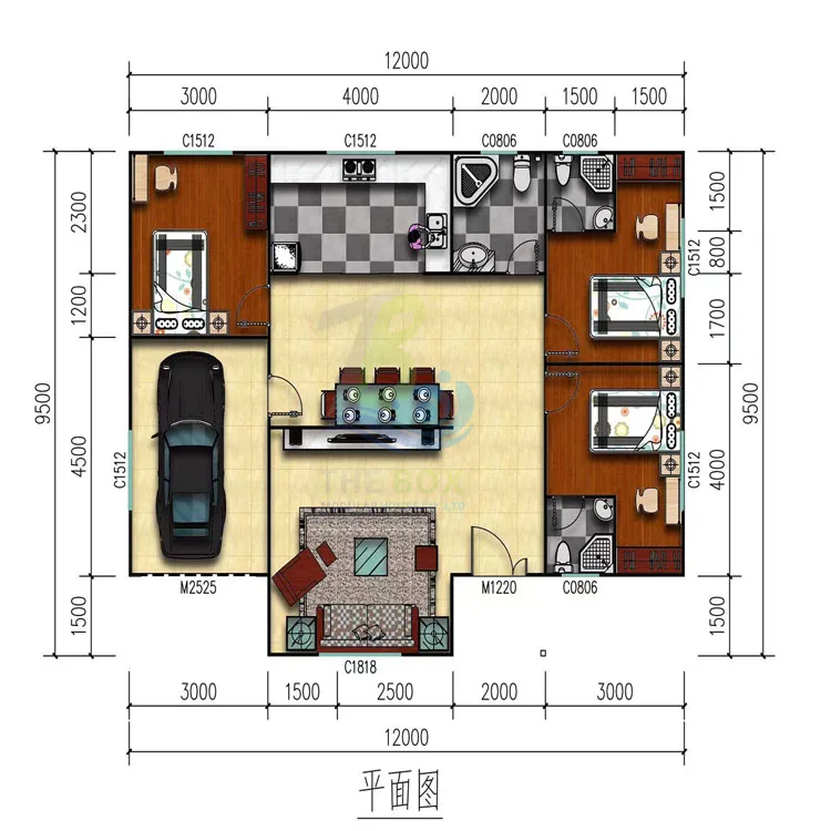 Customized Light Steel Villa Prefab House Steel Structure House Portable Prefabricated Luxury Homes Cheap Modular House