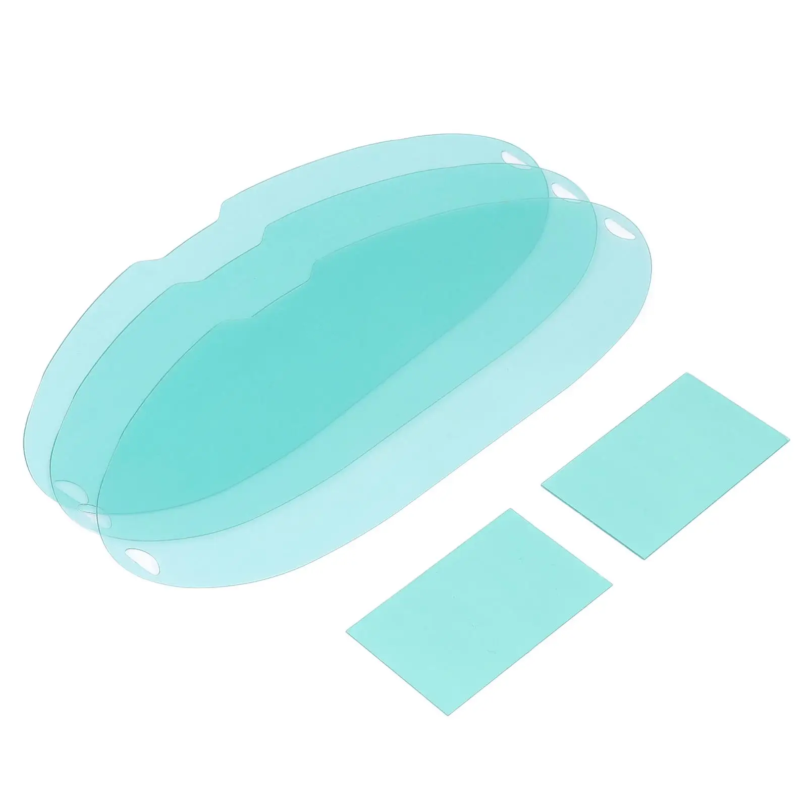 5Pcs Large Viewing Screen Replacement Lens - PC Welding Lens for welder