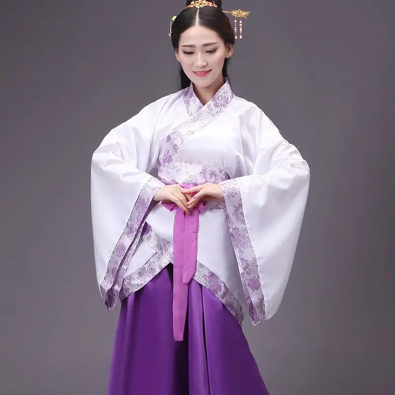 Female Hanfu Dance Performance Costume Student Graduation Ceremony Chinese Traditional Dress for Girls