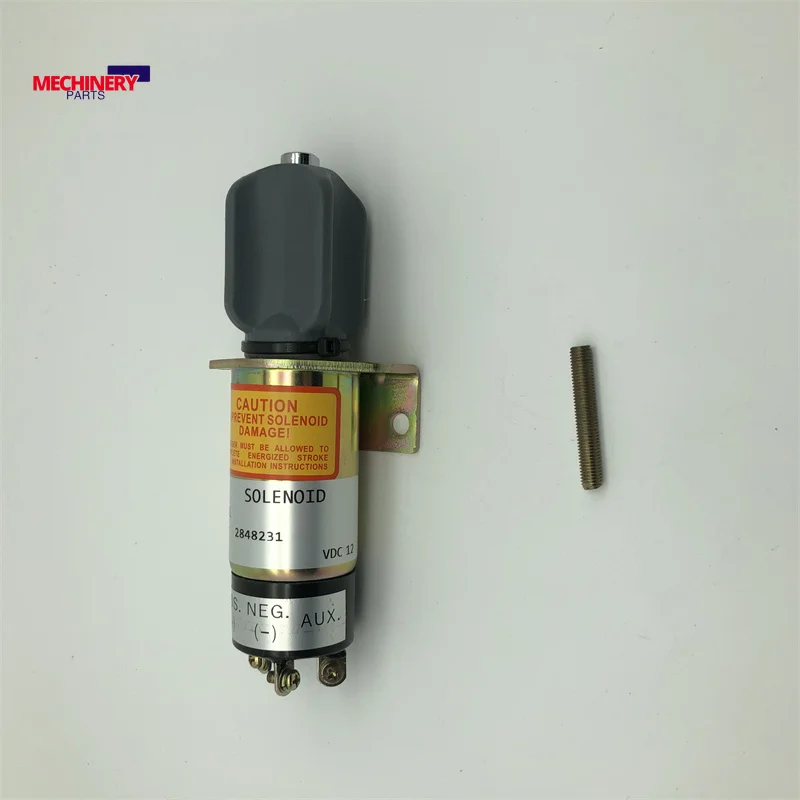 

12V Fuel Shut Off Stop Solenoid 1502-12C2U1B1S1A 1500-2005 for Woodward 1502 1504 3 Terminals