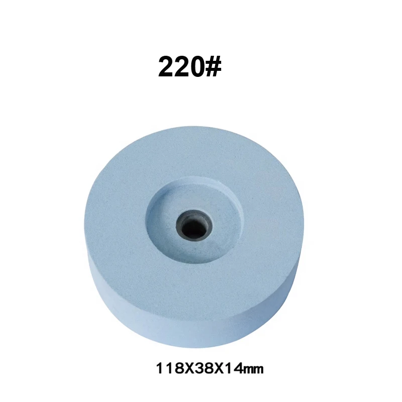 220/500 Grit Grinding Wheel Φ118*Φ14*38 Whetstone for 5 Inch Water-Cooled Sharpener