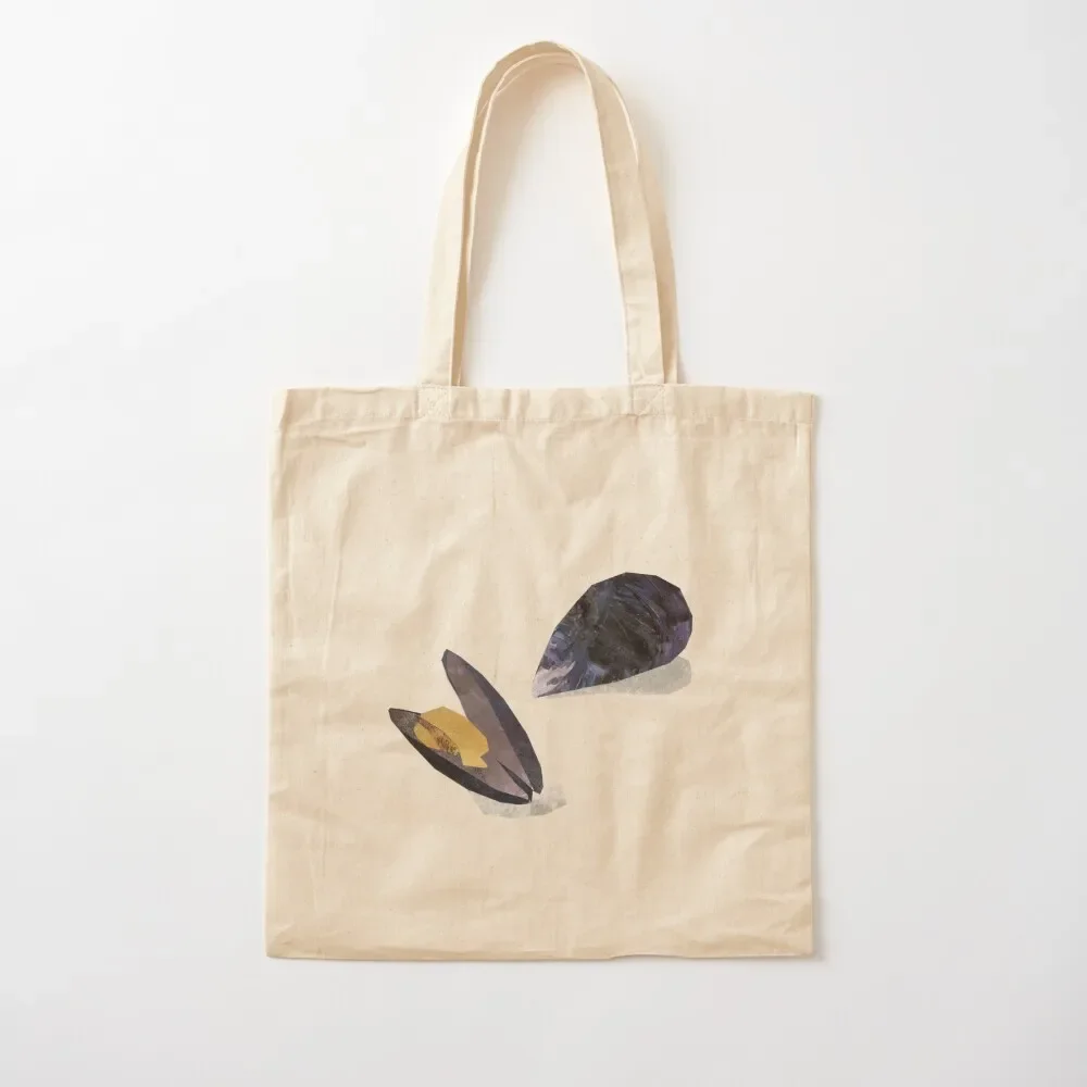 

Blue Mussels Tote Bag eco bag folding Women's bag shopper bags for women tote men