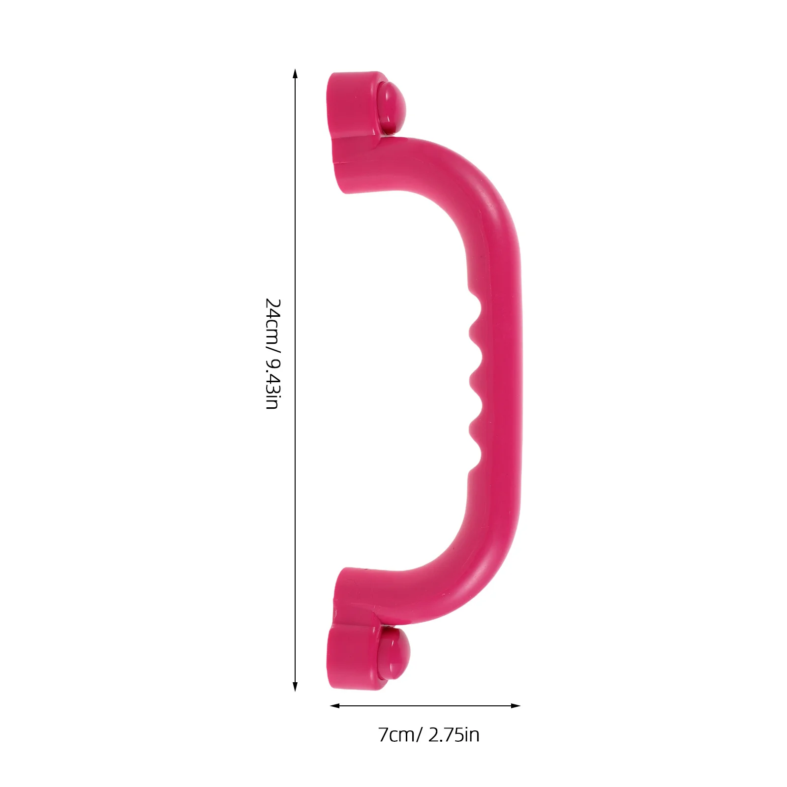 1Pair Outdoor Playset Handles Child Safety Grab Bars for Swing Set Jungle Gym Climbing Accessories Replacement Parts Pink