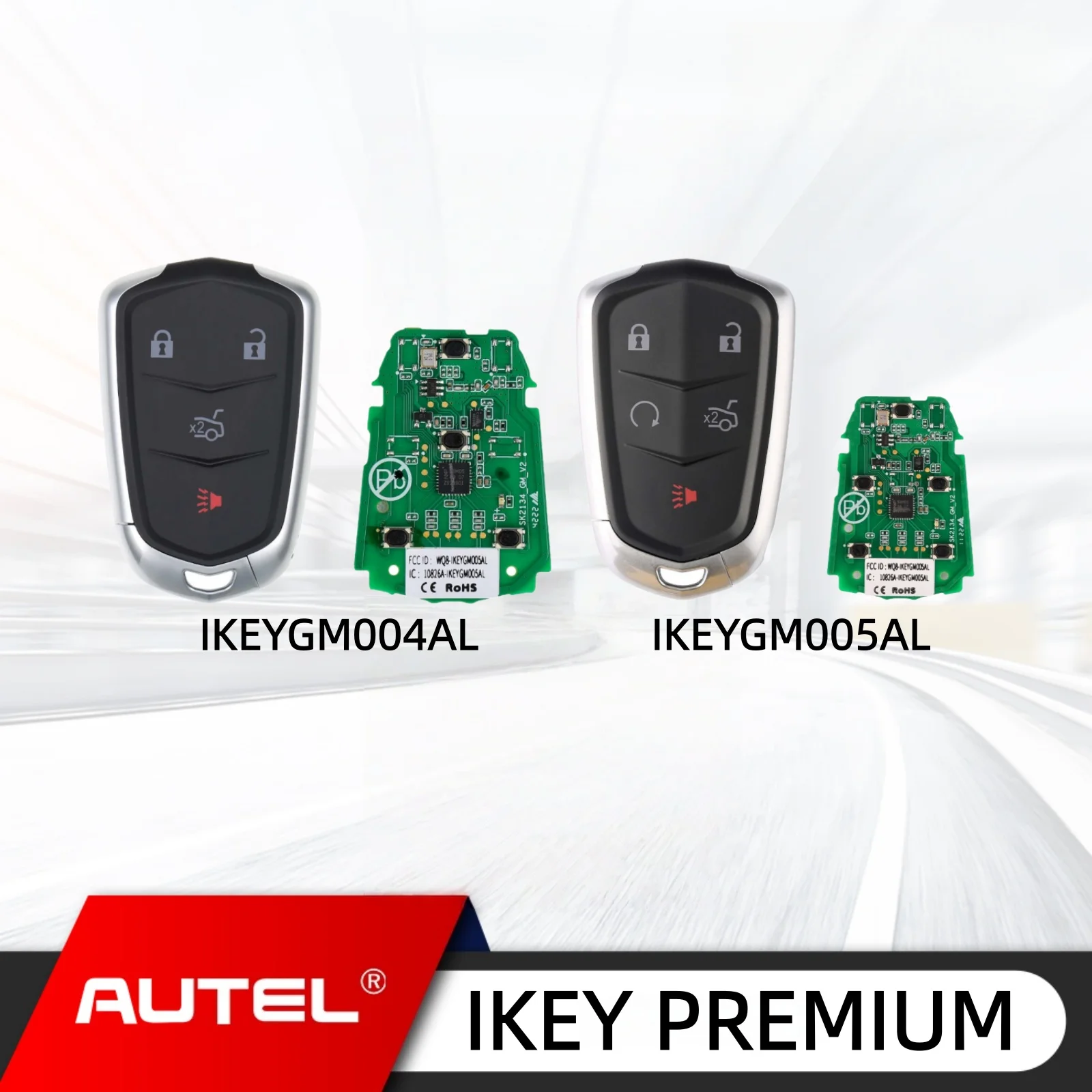 1PCS Autel IKEYGM005AL IKEYGM04AL For Autel Smart Key For KM100 IM508 IM608 KM100E