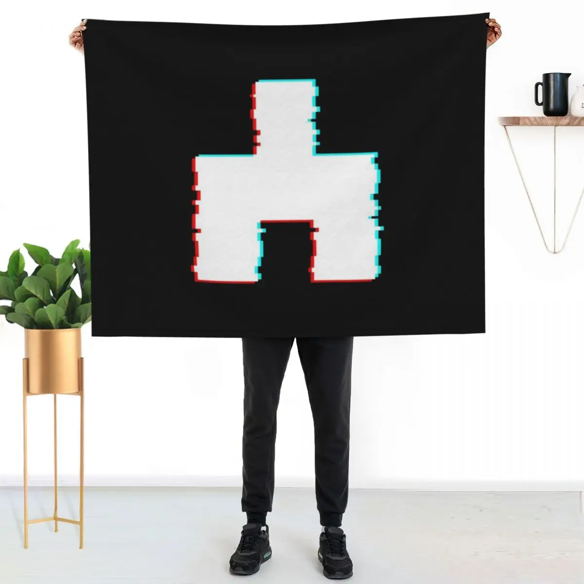 

Black Mirror Throw Blanket Soft Plush Blanket as Housewarming Gift