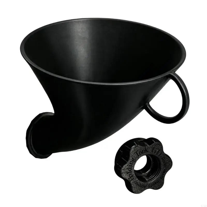 M76E Campingplatz-Wassernachfülltrichter mit Adapter, Wassereinfülltrichter für Anhängertanks – Detail 9