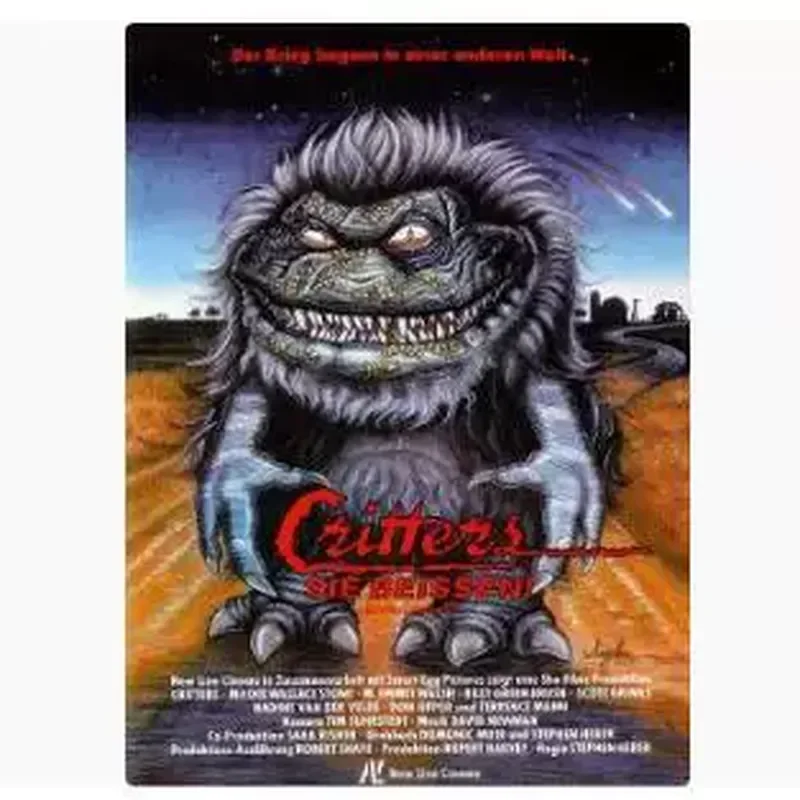 BD50 Blu-ray Disc American TV Sci-Fi Magic 1-4 4 Disc Critters 1-4 Disc Box