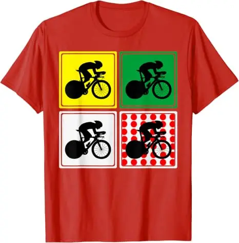 Paris Holiday France Tour Souvenir Radfahren Frankreich Paris Tour T-Shirt Y2k Racing Bike Lover Grafikkleidung Fahrrad ‌ Sport-T-Shirts – Detail 7