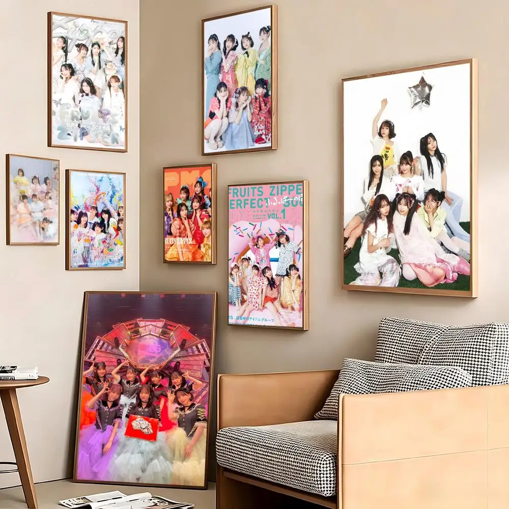 Merch Singer F-FRUITS ZIPPER Poster Pegatina artistica HD autoadhesiva impermeable para salon dormitorio