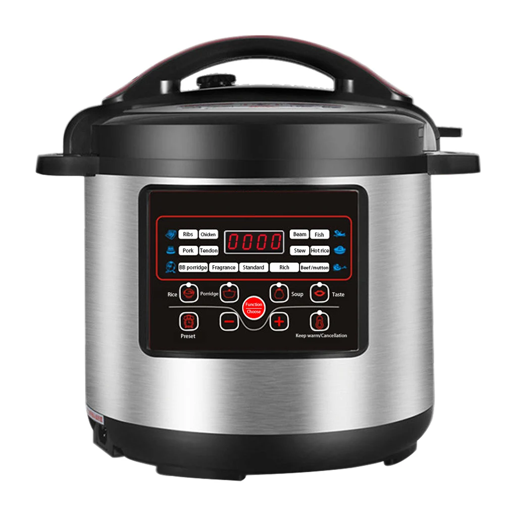 

High Quality 12L Big Size Wholesale Electric Appliance Multifunction Industrial Pressure Cooker Stainless Steel Pot Cooker