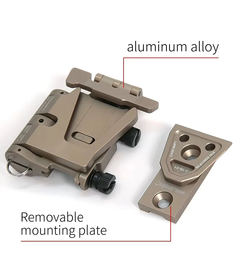 Neue Gen 2 Schnellverschluss G33 Flip-up Halterung im Wx-Stil für 20mm Picatinny-Schiene Jagdoptik Metallzubehör Universell Passend – Detail 2