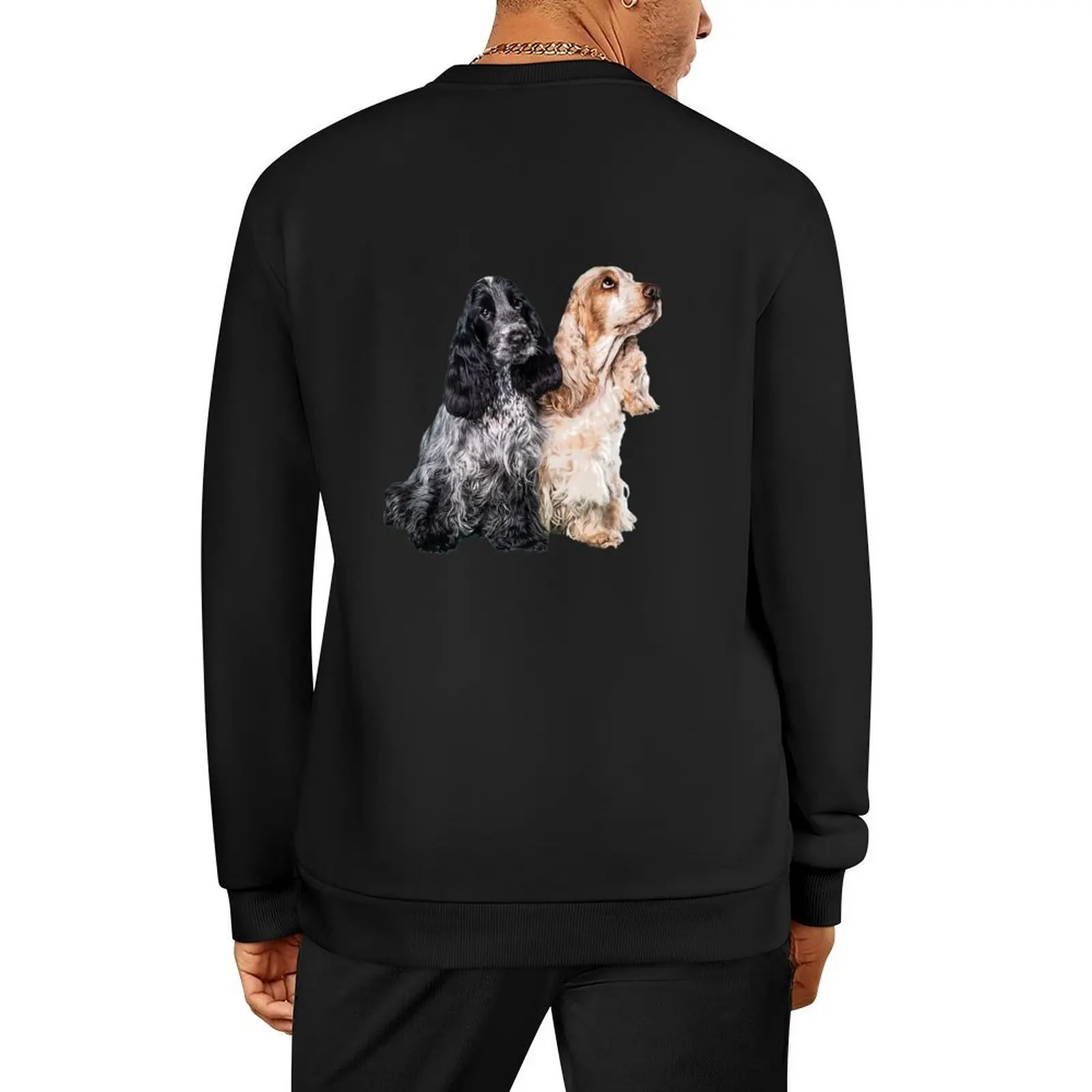 

Cocker Spaniel Blue Roan Orange Roan Cute Puppy Dogs Pullover men wear tracksuits graphic t shirts men sweatshirt