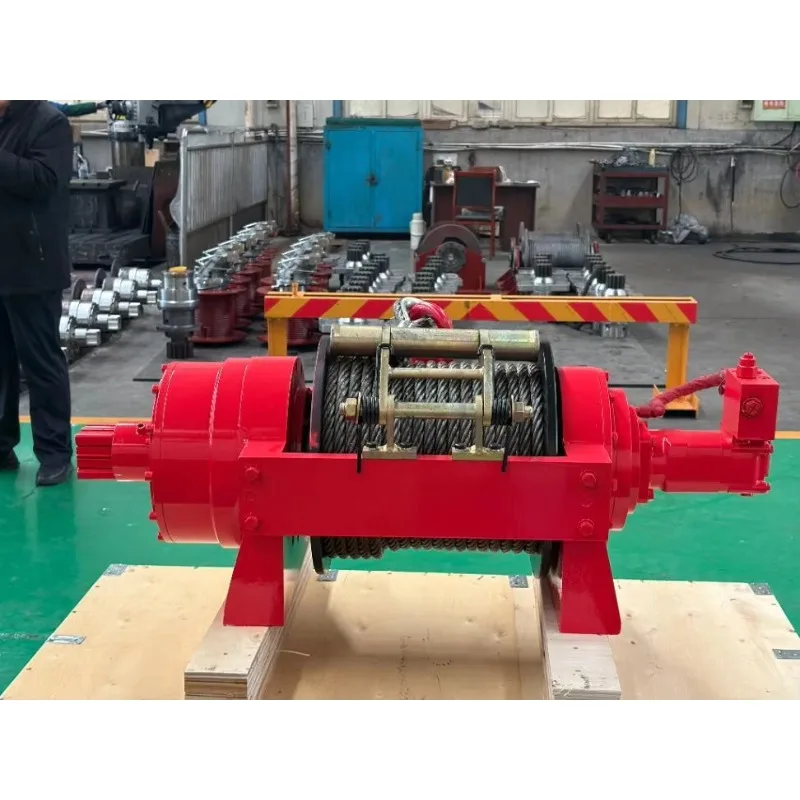 Multi-Ton Hydraulic Wrecker Recovery Winch 4–50 Ton / 11000–20000Lbs, High Load Cable Unit for Flatbed Tow Truck Roadside Vehicl