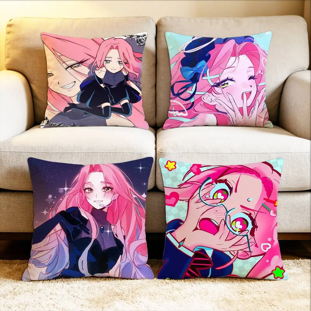 

Anime A-LIEN STAGE Mizi Round Various Sizes Square Pillow Case For Car Home Bedchamber Decor