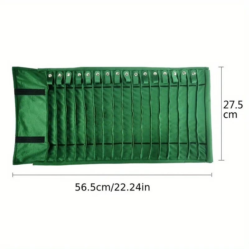 High-quality Leather New Color Necklace Jewelry Storage Roll Bag Necklace Storage Bag Travel Convenient Storage Props 4 Colors