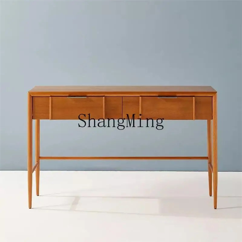 CL mesa de madeira moderna e simples cômoda criativa mesa de armazenamento de computador doméstico