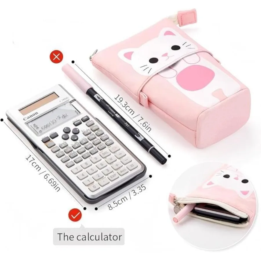 EASTHILL Big Capacity Pencil Pen Case Pouch Box Organizer Large Storage for Bullet Journal Spacious Stationery Holder with Mult