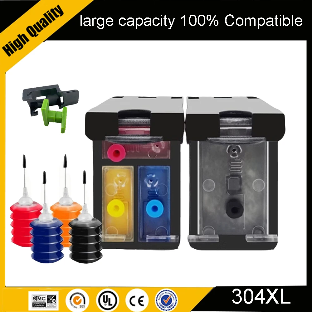 304XL Ink Cartridge for HP 304XL Black&Color Deskjet 2620 3700 3720 3730 3750 3752 3762 3760 5000 5010 5020 5030 5032 5034 2620