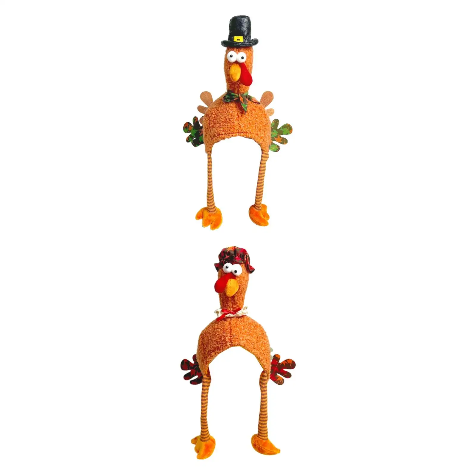 Thanksgiving Turkey Hat Soft Long Legs Hat for Festive Autumn Party Supplies