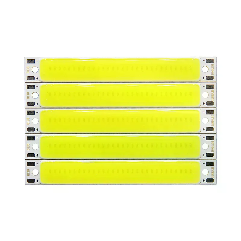 3V 3.7V DC COB LED Strip Light 3W 60mm 8mm Warm White Cold White Red Blue DIY Light Source for Bicycle Work Lamp