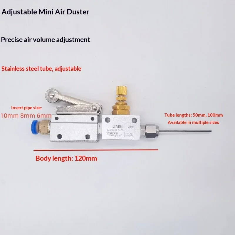 Watch Dust Removal Air Blow Gun with Fine Nozzle Adjustable Precision  Dust Blower for Watchmakers Precision Repair