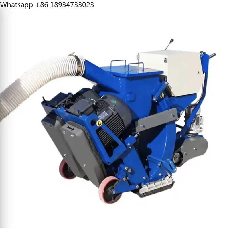 Metal Blades Concrete Floor Road Portable Steel Roller Turntable Crawler Industrial Vacuum Tunnel Coil Shot Blasting Machine