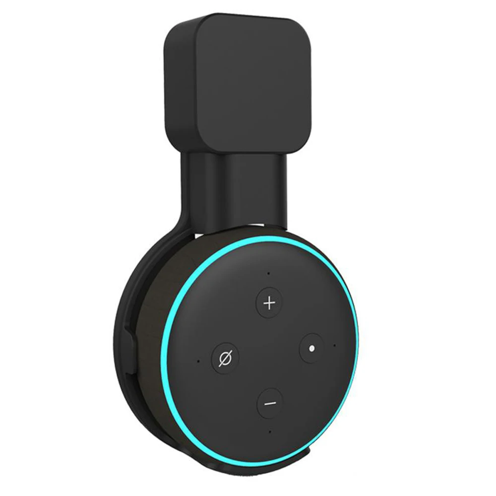 Tomada de parede suporte cabide para amazon alexa echo dot 3a geração trabalho para amazon echo dot 3 titular caso plug in quarto