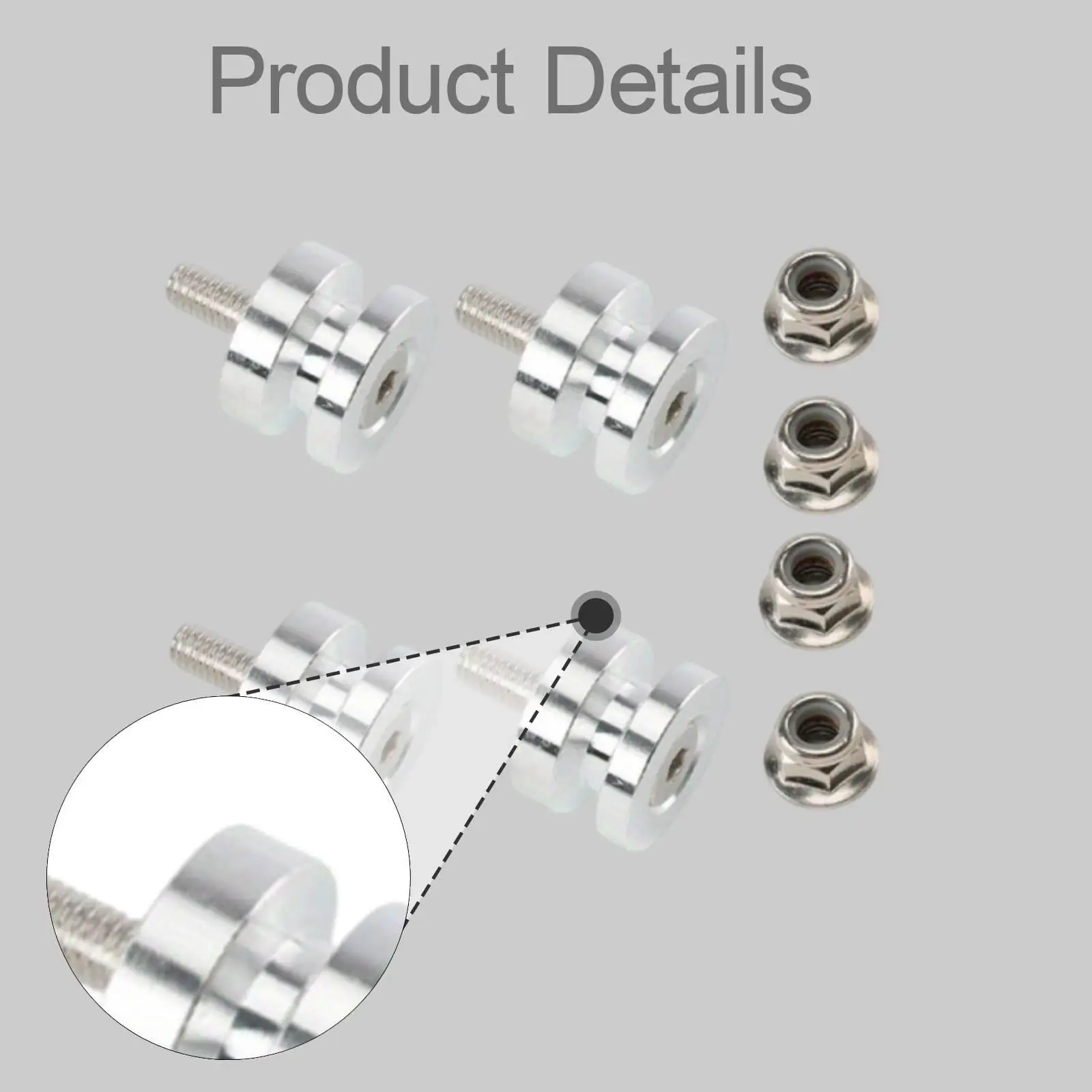 Motor Tail Bag Mount Kit Quick Release Aluminum Base Buckle Luggage Box Fastening Part for Motorcycle