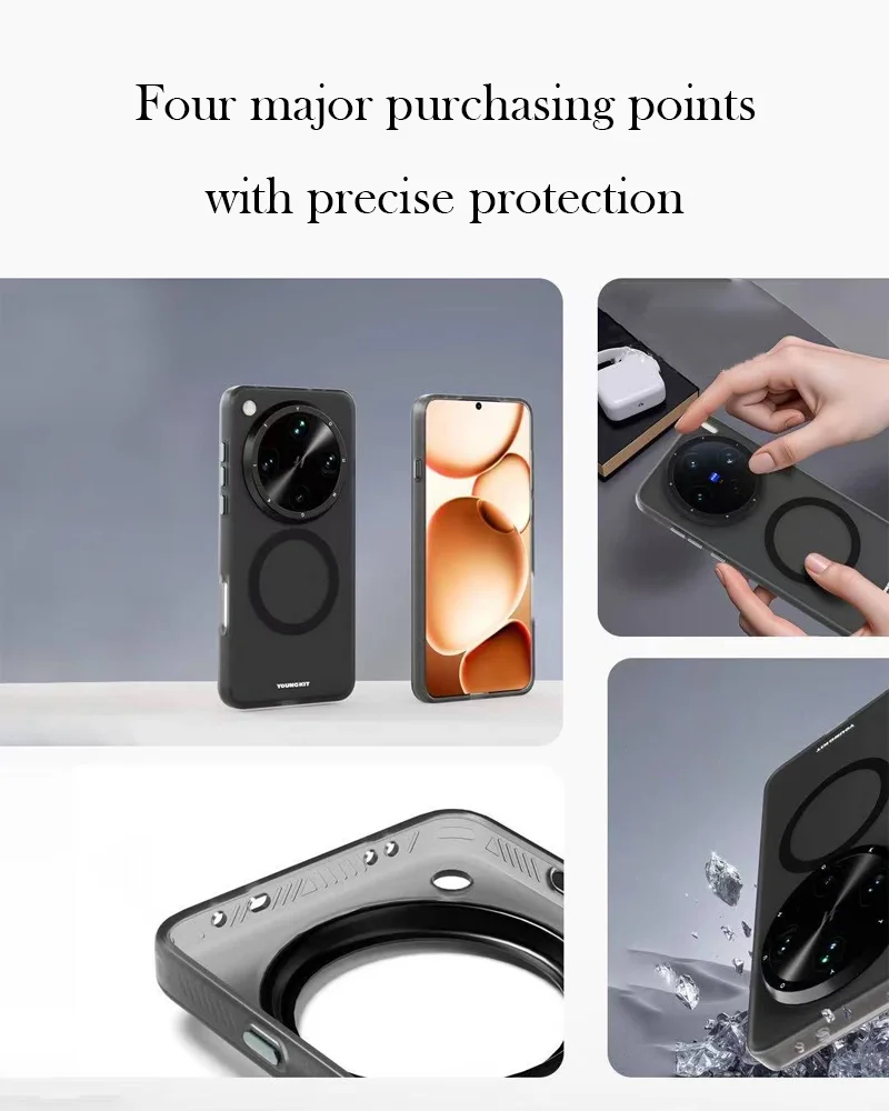 حافظة YOUNGKIT لهاتف OPPO Find X9 Airbag غطاء خلفي لهاتف OPPO FIND X9