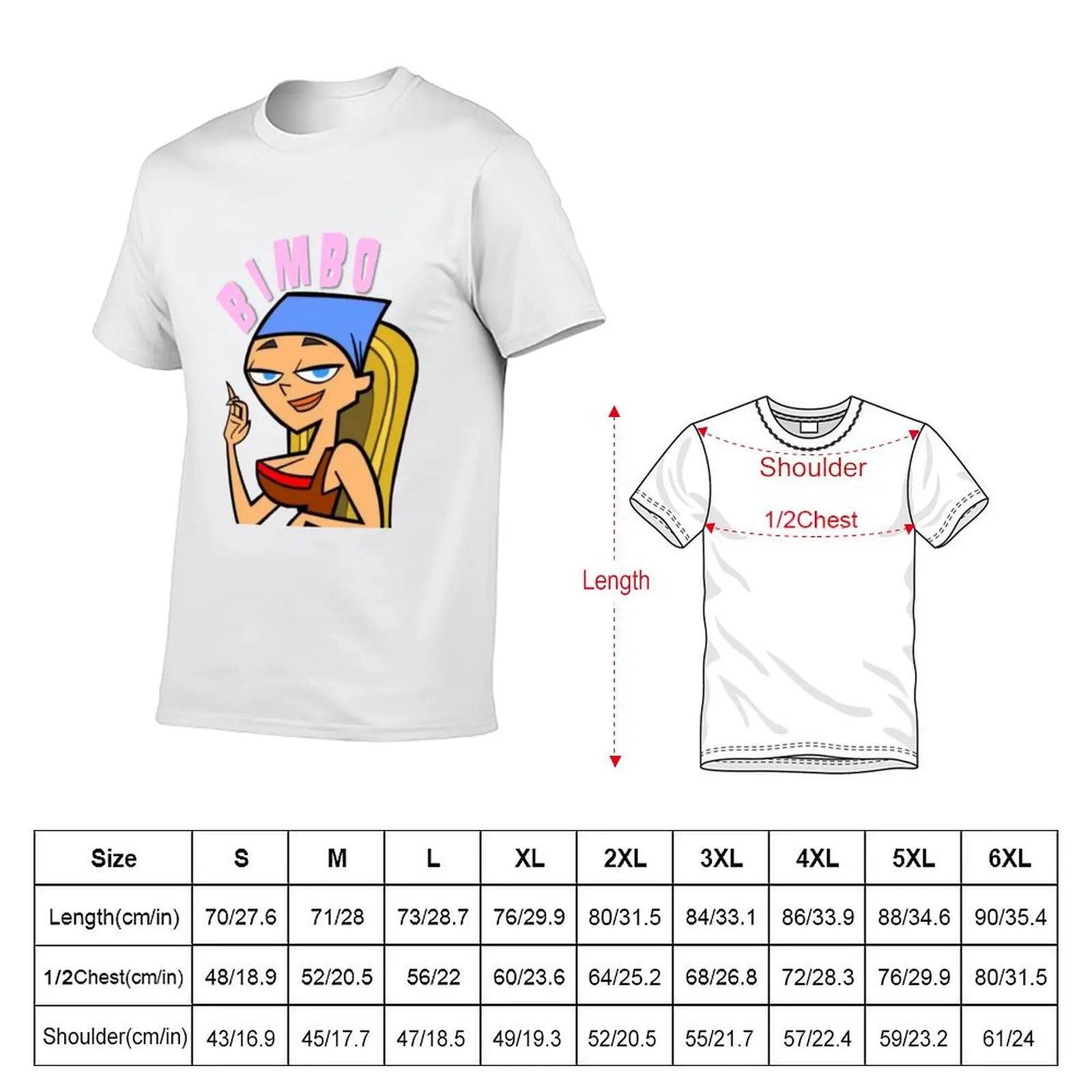 Total Drama Island - Lindsay T-Shirt Sports Casual Short Sleeve Cotton Tee