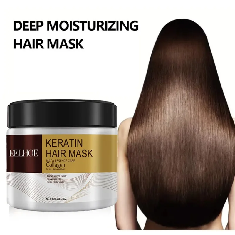 

Collagen Hair Treatment Deep Repair Conditioning Argan Oil Collagen Hair Mask Essence Keratin Conditioner For Dry Damaged Hair
