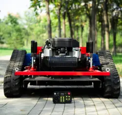 Best selling all over the network CE certified 764CC high horsepower intelligent remote control lawn mower for land reclamation