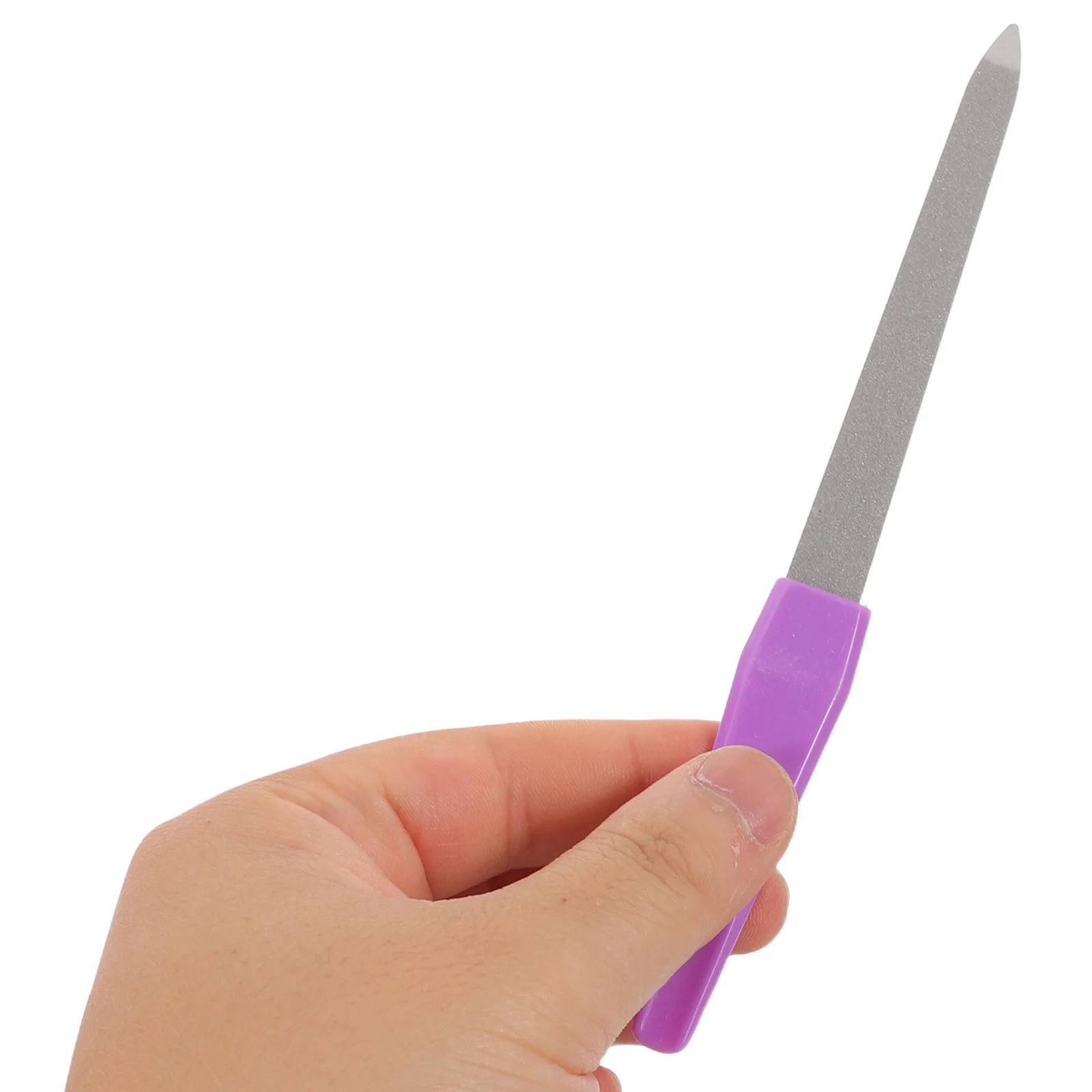 

10Pcs Stainless Steel Nail File Double Sided Buffer File for Natural Acrylic Gel Nails Polish Shiner Fingernail Tools Manicure