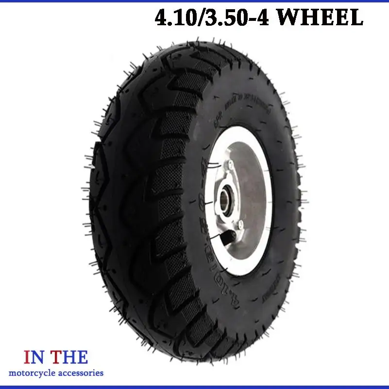 High quality 4.10/3.50-4 inflatable tire inner tube outer tire suitable For skateboarders pushing carts wheels