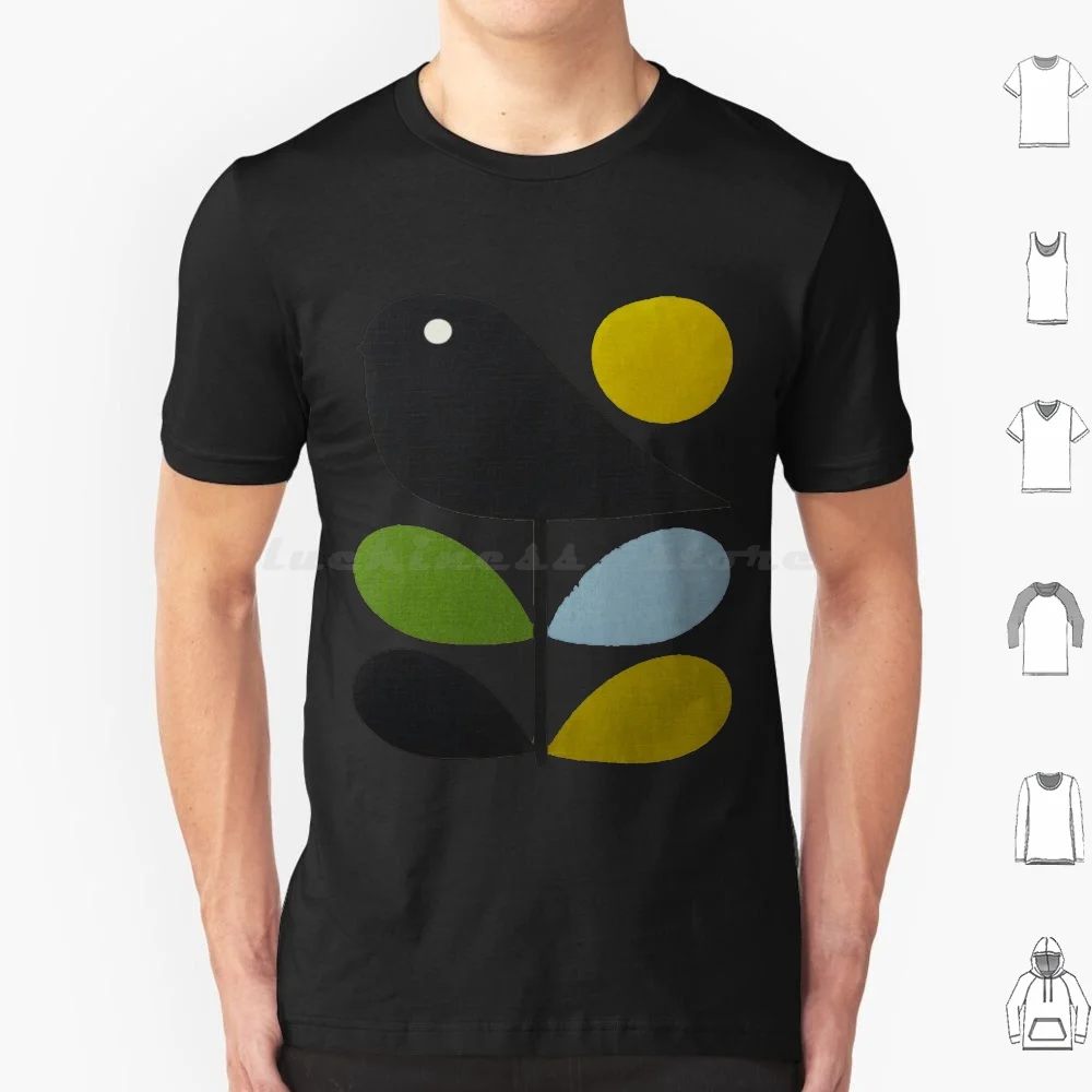 Orla Kiely Multi Stem Colorful Fabric T Shirt Cotton Men Women DIY Print Orla Kiely Orla Kiely Floral Orla Kiely Retro Orla