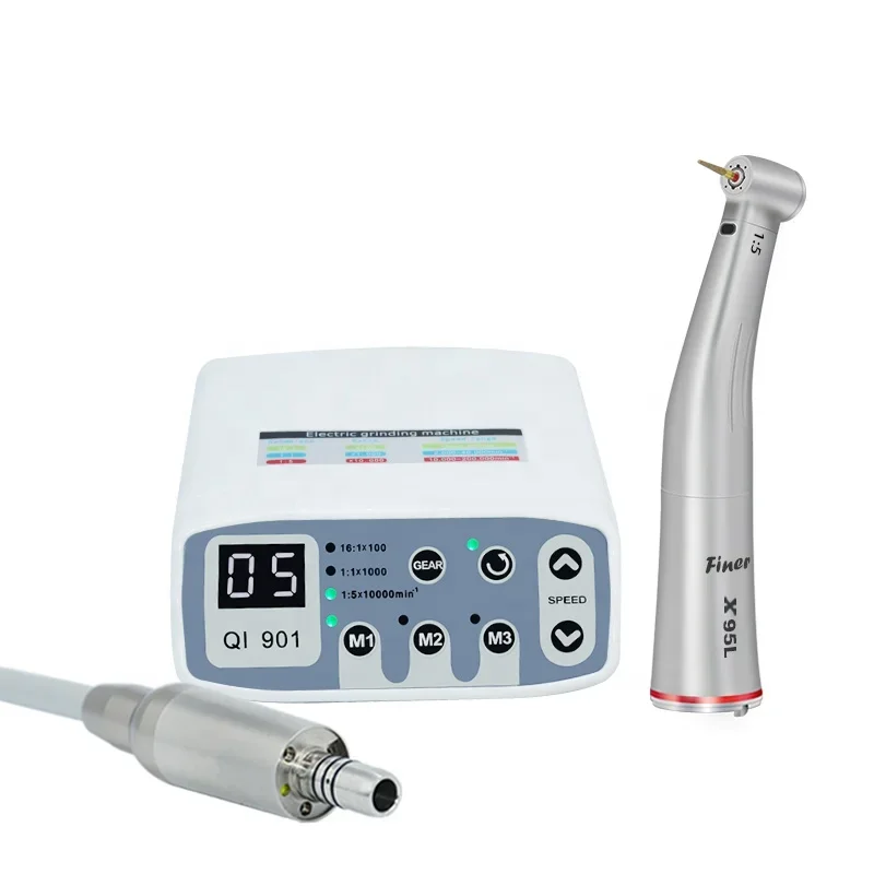 Dental electric motor led brushless with 1:5 increasing high speed handpiece dental micro motor unit