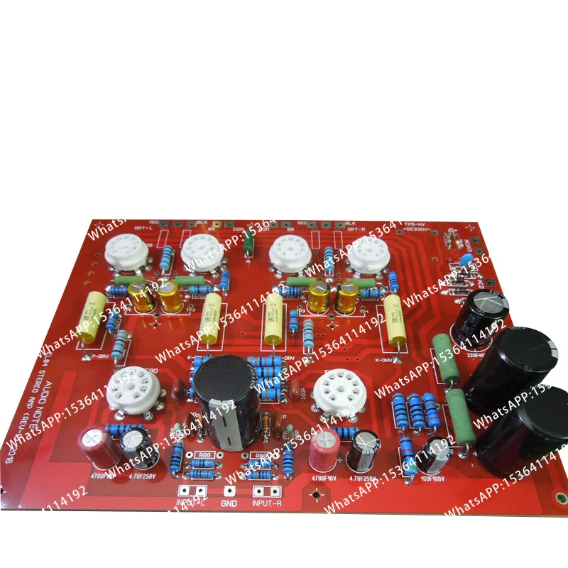 Latest HiFi Hi-End Stereo Push-Pull EL84 Vaccum Tube Amplifier PCB DIY Kit Ref Audio Note PP Board