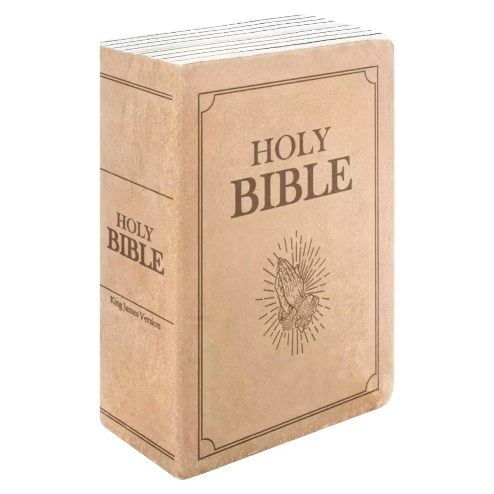 

Living Room Realistic Looking Bible Pillow Sofa Cushion Plush Toy Bible Throw Pillow 33*22cm Home Decor Bible Cushion Bedroom