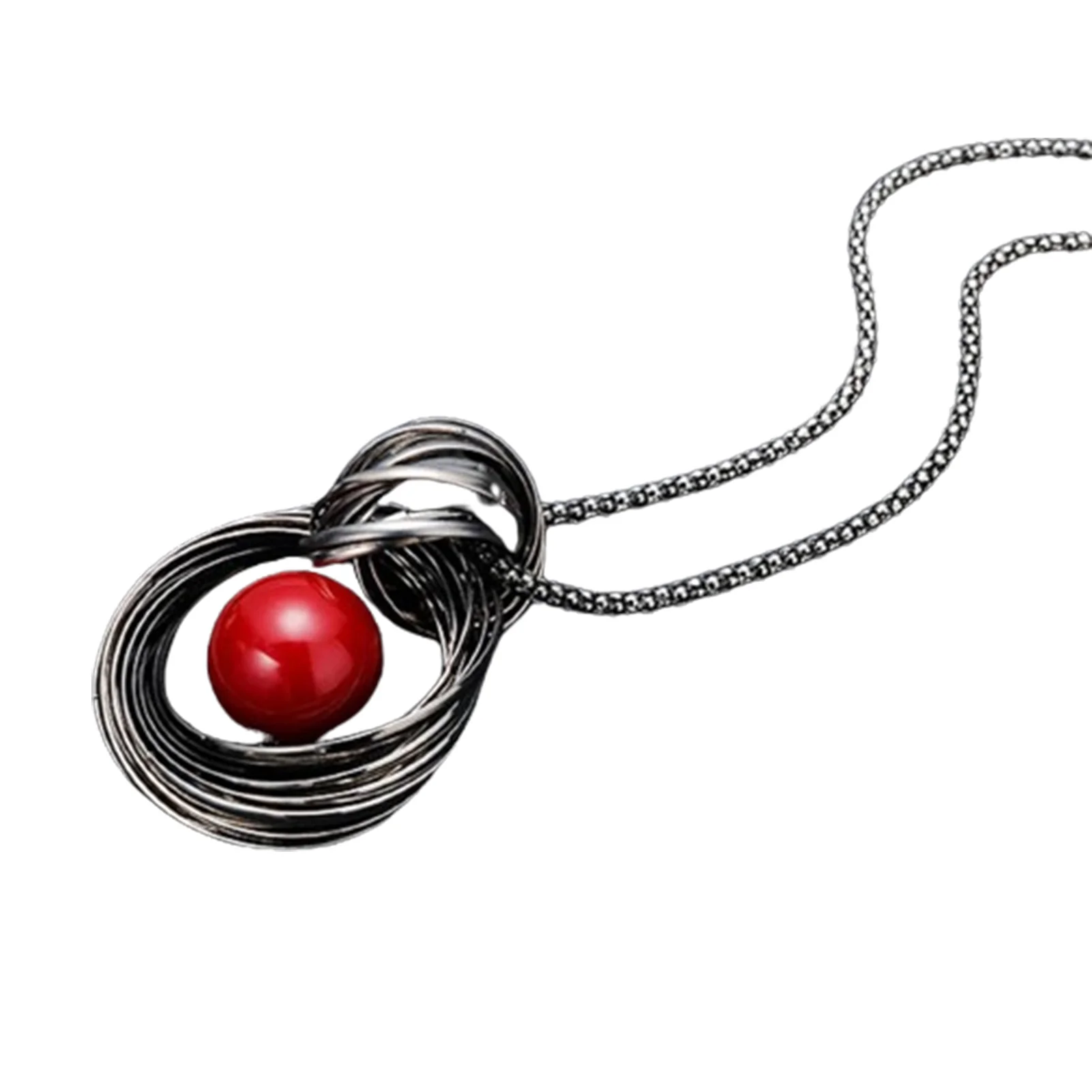 Creative Fashion Pendant Necklace Skin-friendly Hypo-allergenic Trendy Necklace for Valentine's Day Birthday