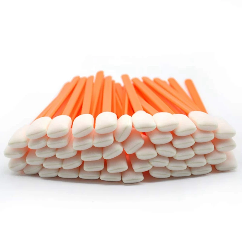 100Piece Foam Swabs Sticks Industrial Dust-Free Cotton Swab For Inkjet Printer, Optical Instruments,Camera Sensors