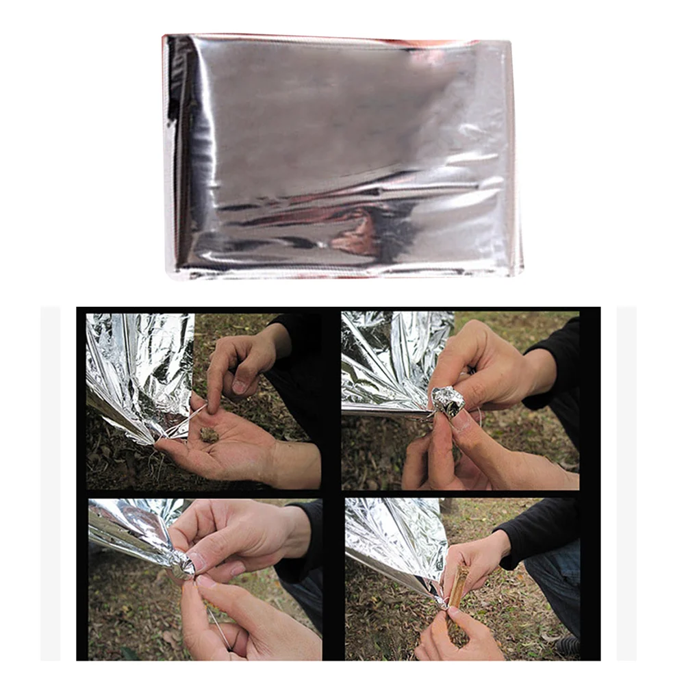 

Heat Blanket Space Reflective Tent Tarp Survival Foil Blankets Thermal First Aid